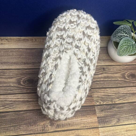 NWT Northeast Outfitters Women's Cozy Cabin Slippers Size S/M (Spacedye Taupe) - Picture 3 of 9